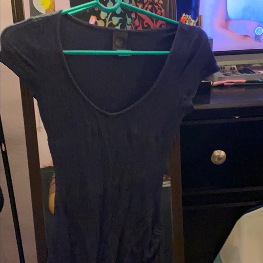Dark blue dress
